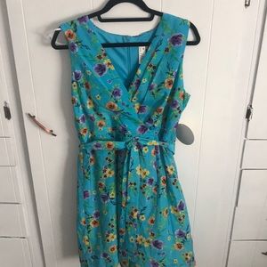 Blue flower dress